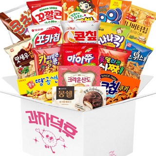 과자박스 스낵 17P 과자 골라담기 세트, 1세트