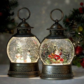 아로마컴퍼니 크리스마스 오르골 - 올드맨 슬레이드 워터볼 무드등, 눈사람