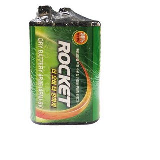 로케트 건전지 6V랜턴용 배터리 4R25A 1개입, 1개, 1개