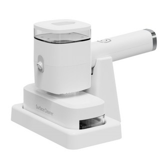 Apnoo 3 in1무선다기능청소기 무선 핸디 청소기 휴대용 스팀 청소기 휴대용 핸드 헬드 홈 오피스 키보드 청소 멀티 무선 청소 세트, 흰색