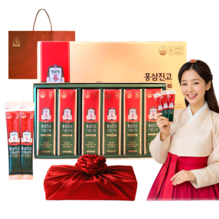 정관장 에브리타임 홍삼진고 홍삼 면역 스틱 30포 + 쇼핑백 10ML, 120개