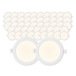 라인라이팅 LED 4인치 다운라이트 10W (벌레유입방지/방습), 50개, 주백색