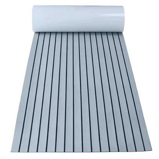 보트 바닥재 요트용 크루즈 데크 EVA 바닥 미끄럼방지, 라이트그레이 + 블랙 - 240cmx90cm, 3.라이트 그레이 + 블랙 240cmx90cm