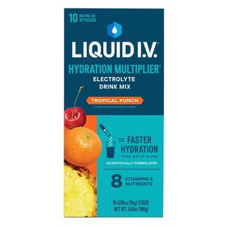 Liquid Iv 水合倍增飲 熱帶水果口味 10入, 160g