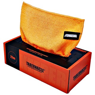 타버나클키퍼 스크래치 방지 뽑아쓰는 일회용 극세사 세차 타올 22매입, 1개, 오렌지