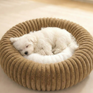 푸푸앤코 대형 쿠션 고양이 침대 강아지 방석, 1개, 카키