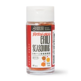 味旅 川味十三香椒麻辣粉 綜合香料 多層次風味 22g, 1個, 21g/撒罐, 21g