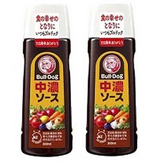 Bull-Dog 狗標 中濃調味醬, 2瓶, 300ml
