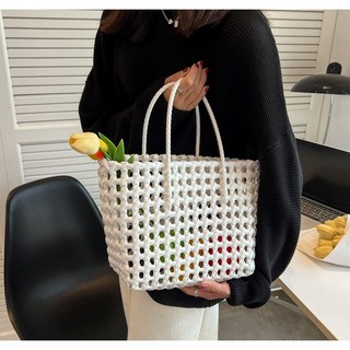 [리윤] 바구니 핸드백 바스켓백 여름 인기가방 가벼운 여름가방