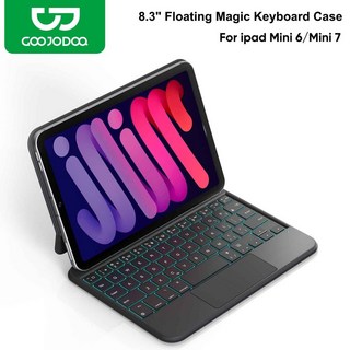구조독 매직키보드 미니 7세대 호환 8.3인치 무선키보드 아이패드키보드케이스, 블랙, 1개