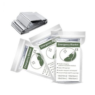 응급담요 은박 보온 캠핑 등산 재난대비 체온보호 방수 휴대용 생존용품 야외활동 필수, 1개, 미디움