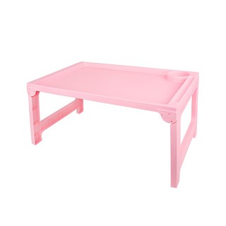 BEESTORE 粉彩折疊床上桌, 粉紅色