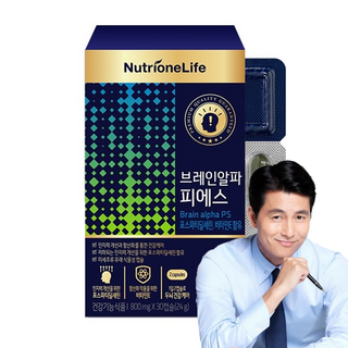 [무료배송/오늘출발] 뉴트리원 브레인알파피에스 대두유래 인지력 개선 세트 구성, 1개, 30정