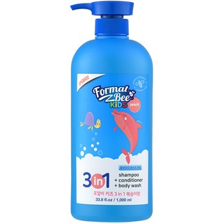 Formal B My Kids 3in1 多合一潔面乳 Peach, 1L, 1個