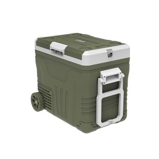 露營中毒本鋪 G-PLUS 雙槽溫控冰箱 45L 戶外車載露營冰箱，雙槽獨立溫控，冷藏冷凍自由切換，原廠保固, 森林綠