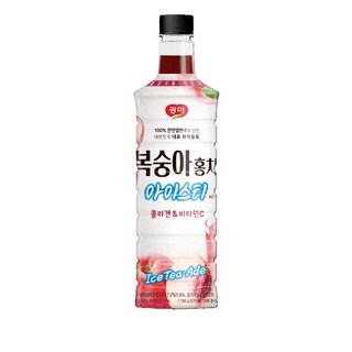 광야 복숭아 홍차, 7개, 970ml