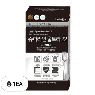 뉴트리바이오텍 슈퍼라인 울트라22 다이어트보조식품, 180정, 1개