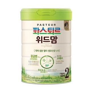 파스퇴르 위드맘 분유 2단계 750g, 3개