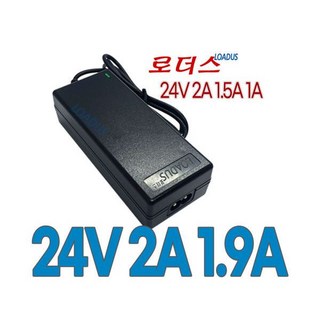 24V 1A/1.5A/1.9A/2A SMPS AC/DC Adapter_KOREA 국산 /보호회로/KC안전인증