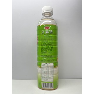 濟生製藥 分解茶 無糖 綠茶風味 500毫升, 1箱, 24個裝, 590ml