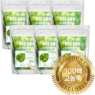 닐티 100배 고농축 시서스 가루, 6개, 250g