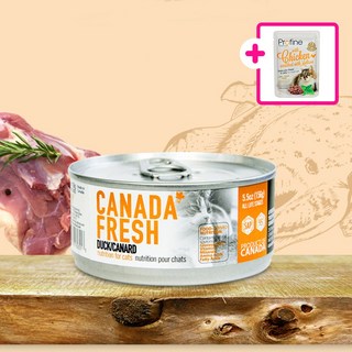 캐나다프레쉬 캣 오리 고양이 주식캔 습식사료 85g, 캐나다 프레쉬 캣 치킨, 1개