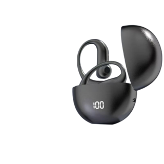 臺灣出貨 AI翻譯 M118新款 2025高端 藍牙耳機 骨傳導 降噪 長續航 藍牙耳機 無線 藍牙 耳機 無線 降噪, 星夜黑【AI全國翻譯】新設計不漏音-五年,旗艦版【高清環繞音】常規續航, toi