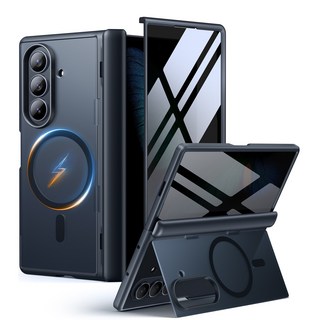 모보시 힌지 보호 맥세이프 호환 스탠드 풀커버 휴대폰 케이스