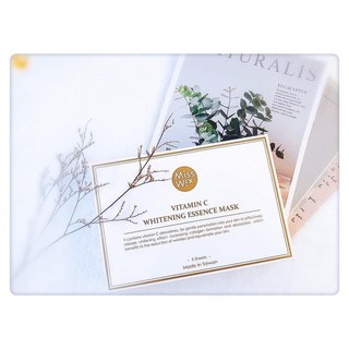 Miss Wix 維他命C美白面膜 5片裝, 1個