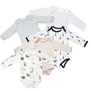 사계절 긴팔 아기옷 출산선물 5종 신생아바디슈트 실내복 외출복 50일 100일 3개월 돌 선물