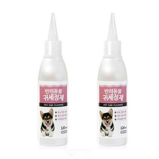 펫퍼스 귀 세정제, 귀세정제 120ml, 2개, 120ml