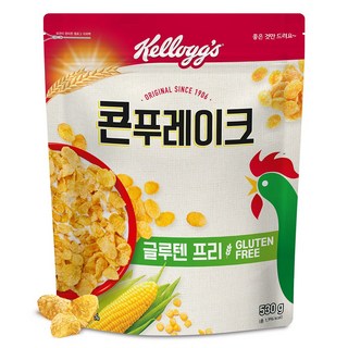 켈로그 콘푸레이크 시리얼, 530g, 4개