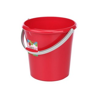 聯府 好運花16L水桶 WF16 台灣製 耐用清潔水桶 居家清潔 園藝澆水, 紅色, 1個