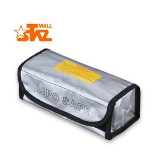 리포가드 큐브형 기내용 보조배터리 안전 보관 파우치 | 화재 방지 내열 가방 | 항공기 기내 반입 가능 보리포가드 배터리 안전보관함 RC 드론 헬리캠 카메라 배터리보관, 1개