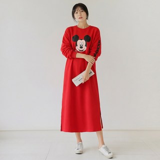 해피데이 미키 트임 루즈 원피스