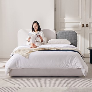 상일리베가구 투모로 하운드투스 패브릭 퀸침대 Q (독립유로탑)