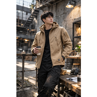 機能連帽軟殼風衣 戰術夾克 戶外運動外套