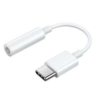 JS購物 耳機音源轉接頭轉接器 lighting+lighting 支援聽歌充電, 耳機轉接器 TYPEC轉3.5mm, 白色, 1個, 耳機轉接器 TYPEC轉3.5mm
