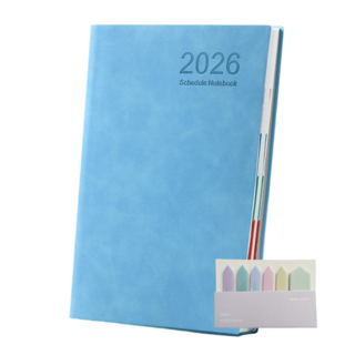 단비상자 2026 다이어리 플래너 스케줄러 노트 일기장 A5 먼슬리 데일리, 올블루