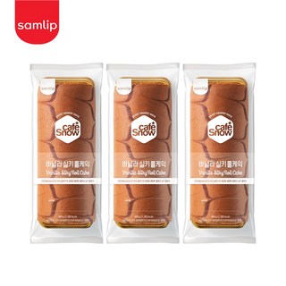 삼립 1A등급 원유로 만든 냉동 바닐라우유 롤케익, 3개, 430g
