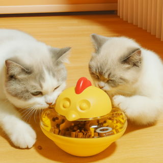 반려동물 급체 방지 노즈워크 간식 장난감 간식볼, 1개, 노란