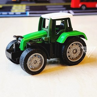 農場車玩具車四色可選 農用拖拉機 農夫車 合金仿真小汽車, 綠色, 1個