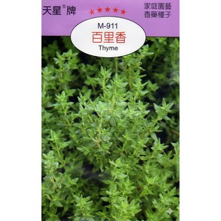 天星牌 百里香種子 (Thyme) 野菜部屋 M-911, 1包