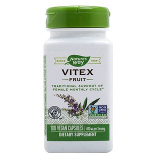 Nature's Way 然萃維 女性聖潔莓400mg素食膠囊, 100顆, 1罐