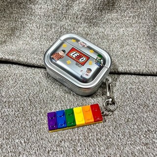 適用airpods4保護套airpods3保護套airpodspro2套藍牙耳機保護套, 【積木公仔】+【積木掛件】,Airpods pro2, 1個