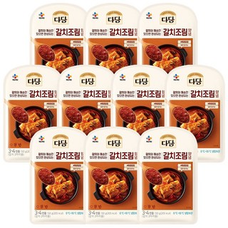 CJ제일제당 [CJ제일제당] 다담 갈치조림양념, 10개, 150g