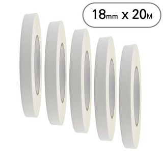 아트위브 마스킹 테이프 종이테이프 아이보리 18mm, 5개