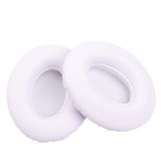 Sennheiser MOMENTUM ON EAR 樂動小饅頭耳機保護套，柔軟舒適耳罩海綿墊，透氣耐用，簡易安裝, 1個, 白色蛋白皮