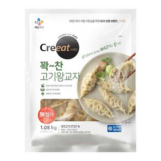 CJ 크레잇 전문점 고기왕교자 1.05kg, 3개