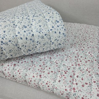 용나라 사계절 국산 돌쇼파패드 플라워 흙소파 커버 90x200, 1개, 사계절 플라워(블루)